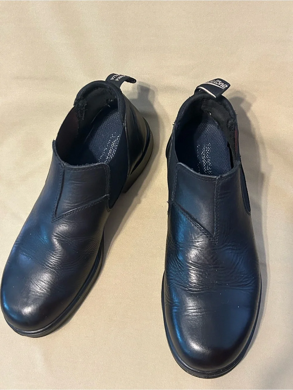 Blundstone Men’s Black Leather Chelsea Boots Size US 12 Water resistant leather
